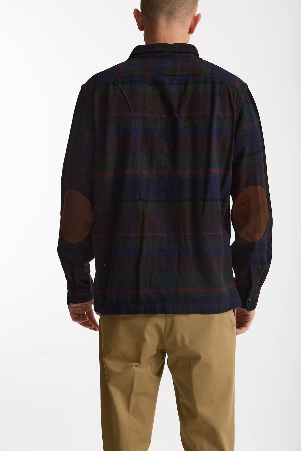 Camicia in flanella di cotone scozzese base verdone men Polo ralph lauren - 3