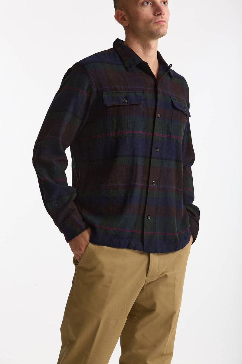 Camicia in flanella di cotone scozzese base verdone men Polo ralph lauren - 4