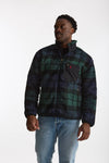Giubbino in orsetto di poliestere Scozzese blu e verde men Polo ralph lauren - 1
