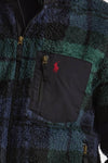 Giubbino in orsetto di poliestere Scozzese blu e verde men Polo ralph lauren - 5