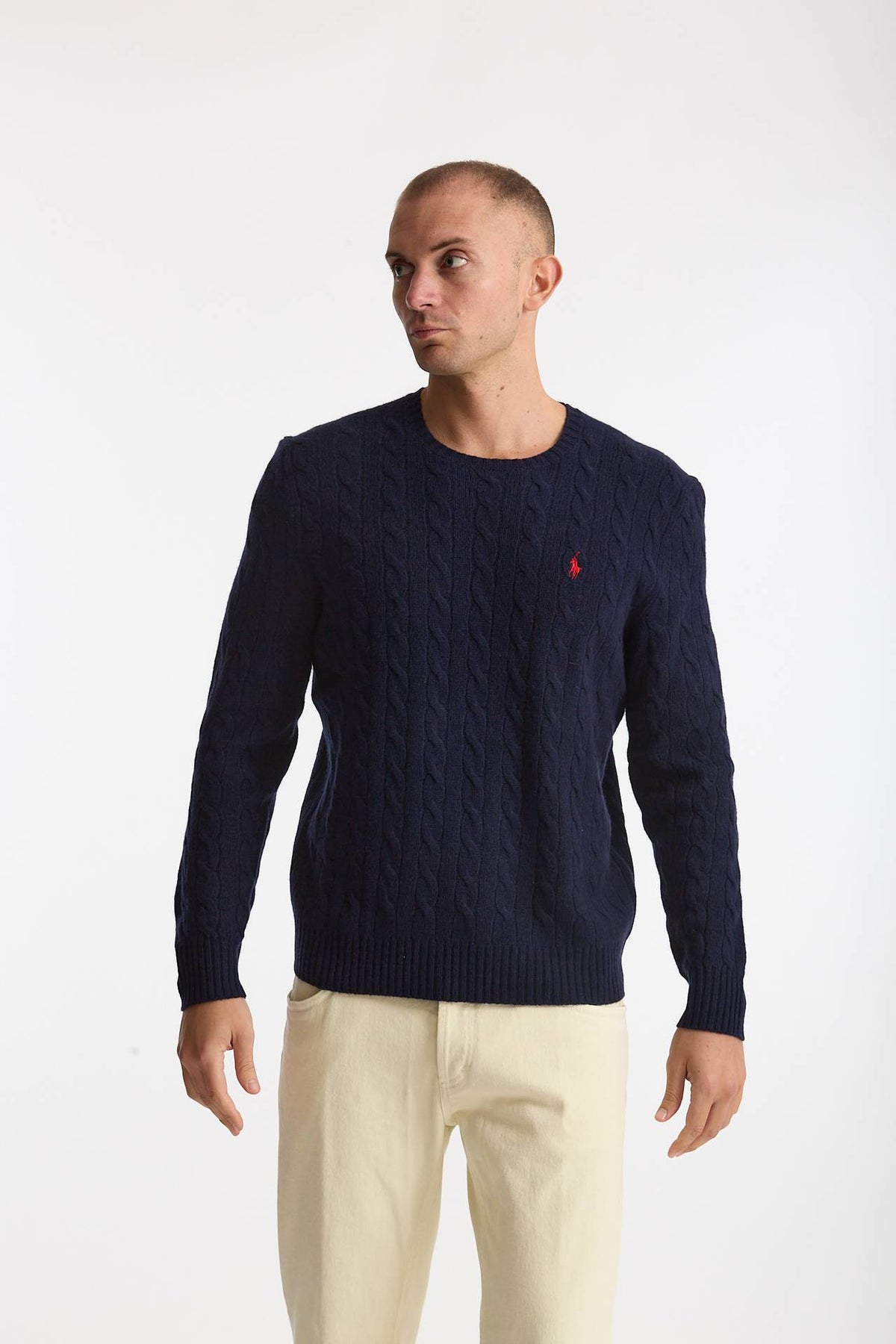 Maglia in lana e cashmere blu men Polo ralph lauren - 2