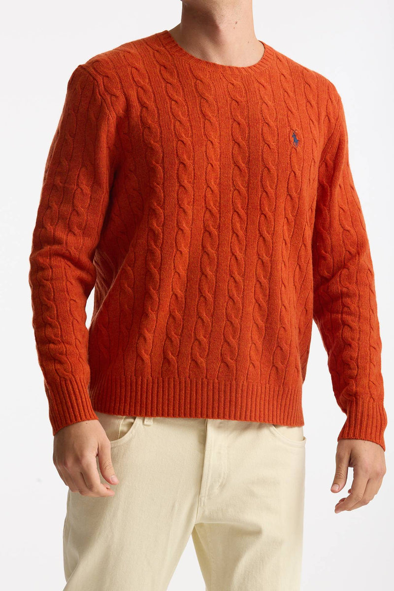 Maglia in lana e cashmere arancio men Polo ralph lauren - 4