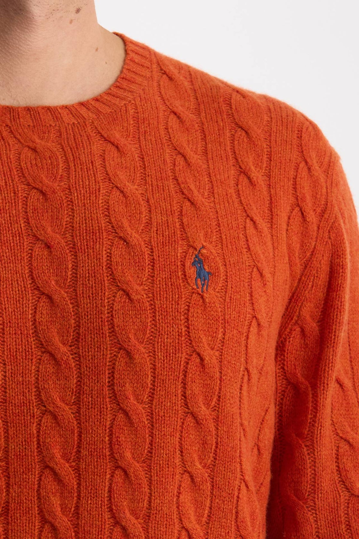Maglia in lana e cashmere arancio men Polo ralph lauren - 5
