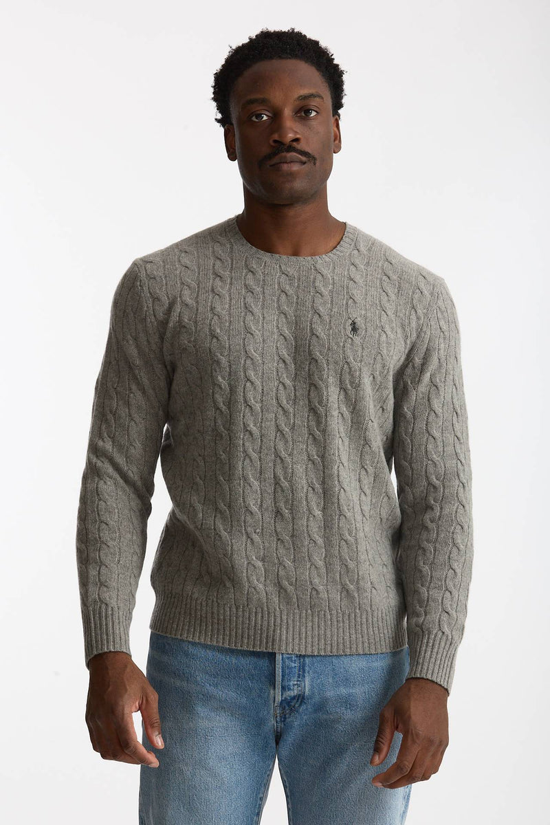 Maglia in lana e cashmere grigio men Polo ralph lauren - 2