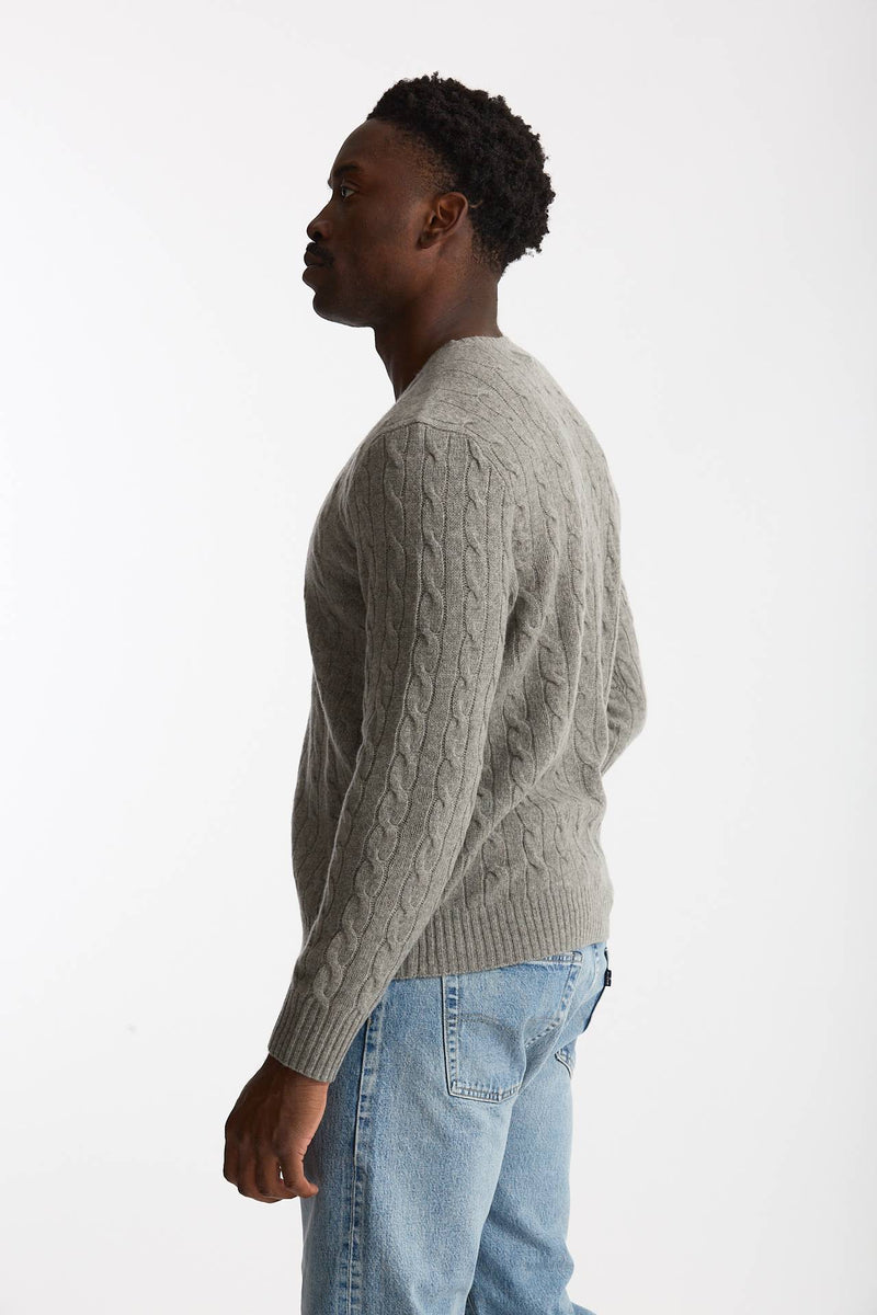 Maglia in lana e cashmere grigio men Polo ralph lauren - 3