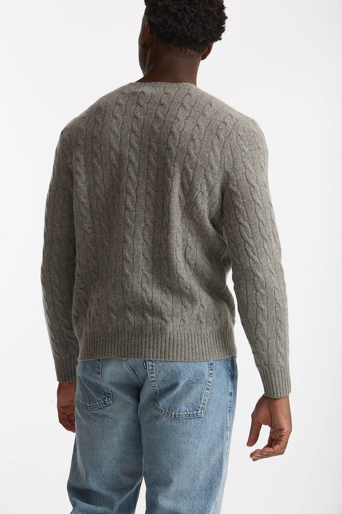 Maglia in lana e cashmere grigio men Polo ralph lauren - 4