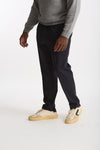 Pantalone in misto lana stretch blu men Santaniello - 3