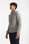 Maglia felpa in lana e cashmere grigio men Scaglione - 3