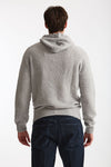 Maglia felpa in lana e cashmere grigio men Scaglione - 4