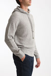 Maglia felpa in lana e cashmere grigio men Scaglione - 1