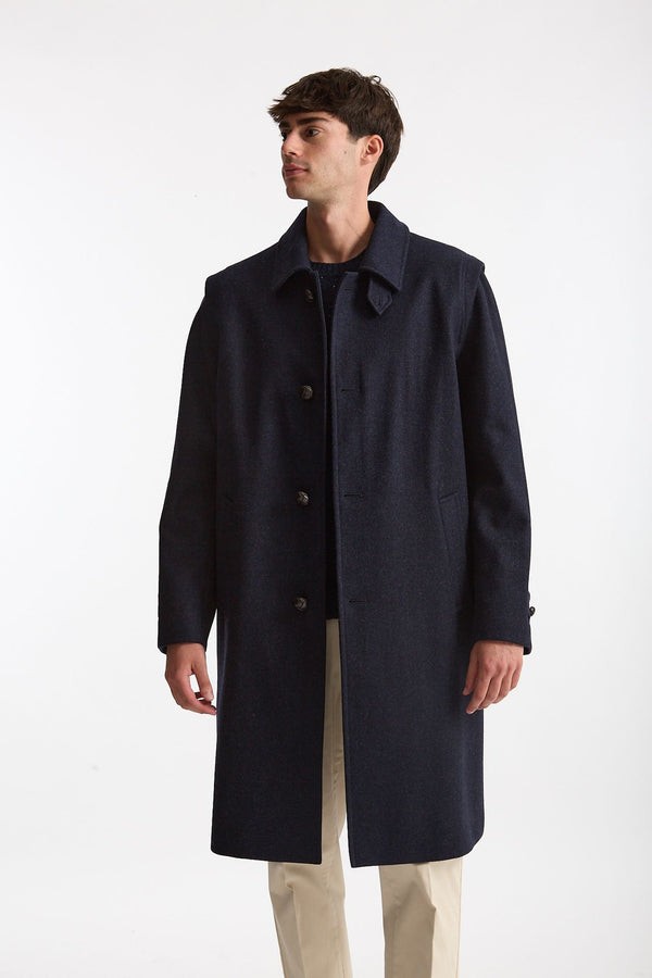 Loden HUBERTUS in lana idrorepellente blu men Schneiders