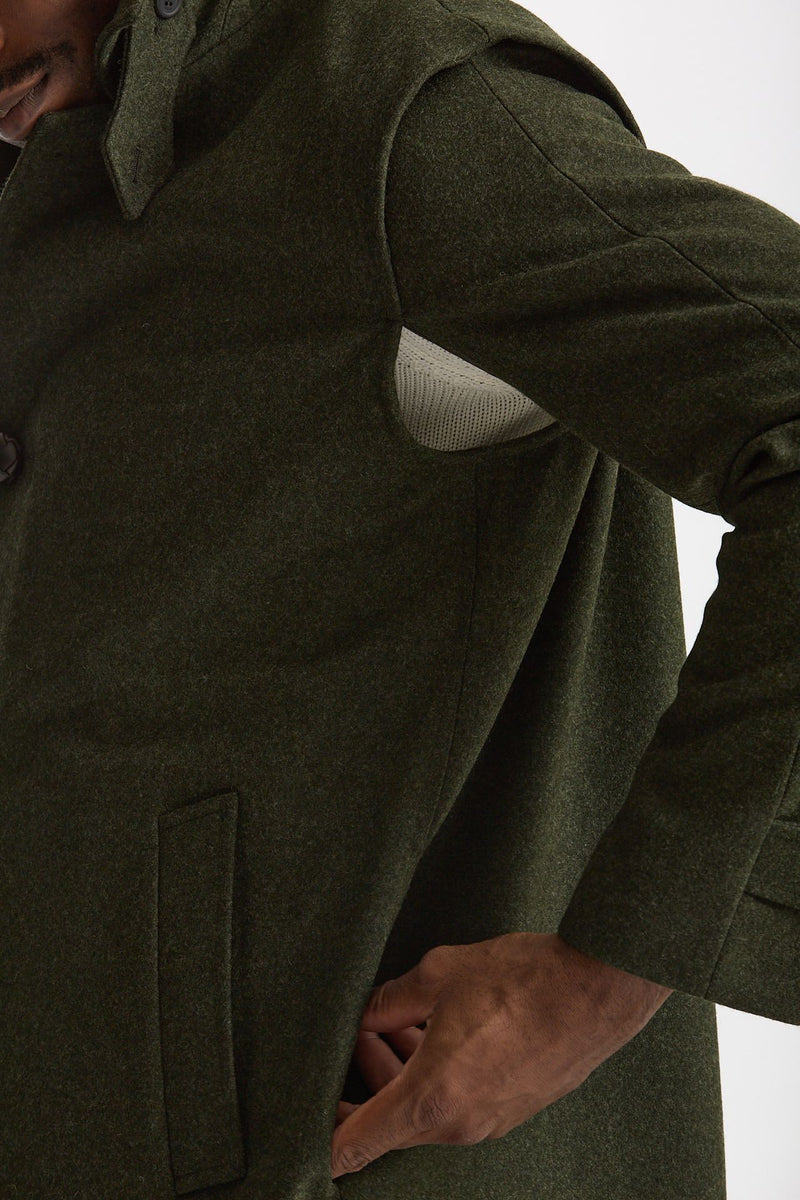 Loden HUBERTUS in lana idrorepellente verde men Schneiders - 14