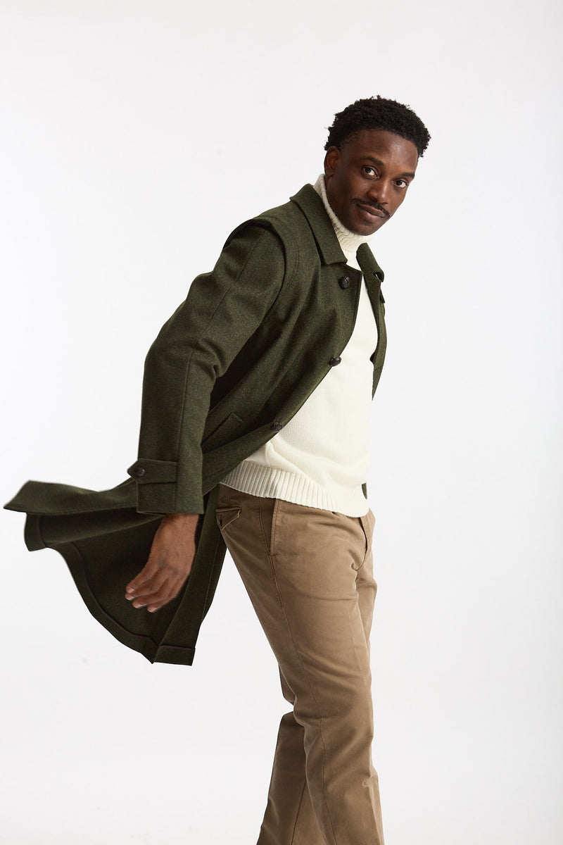 Loden HUBERTUS in lana idrorepellente verde men Schneiders - 4