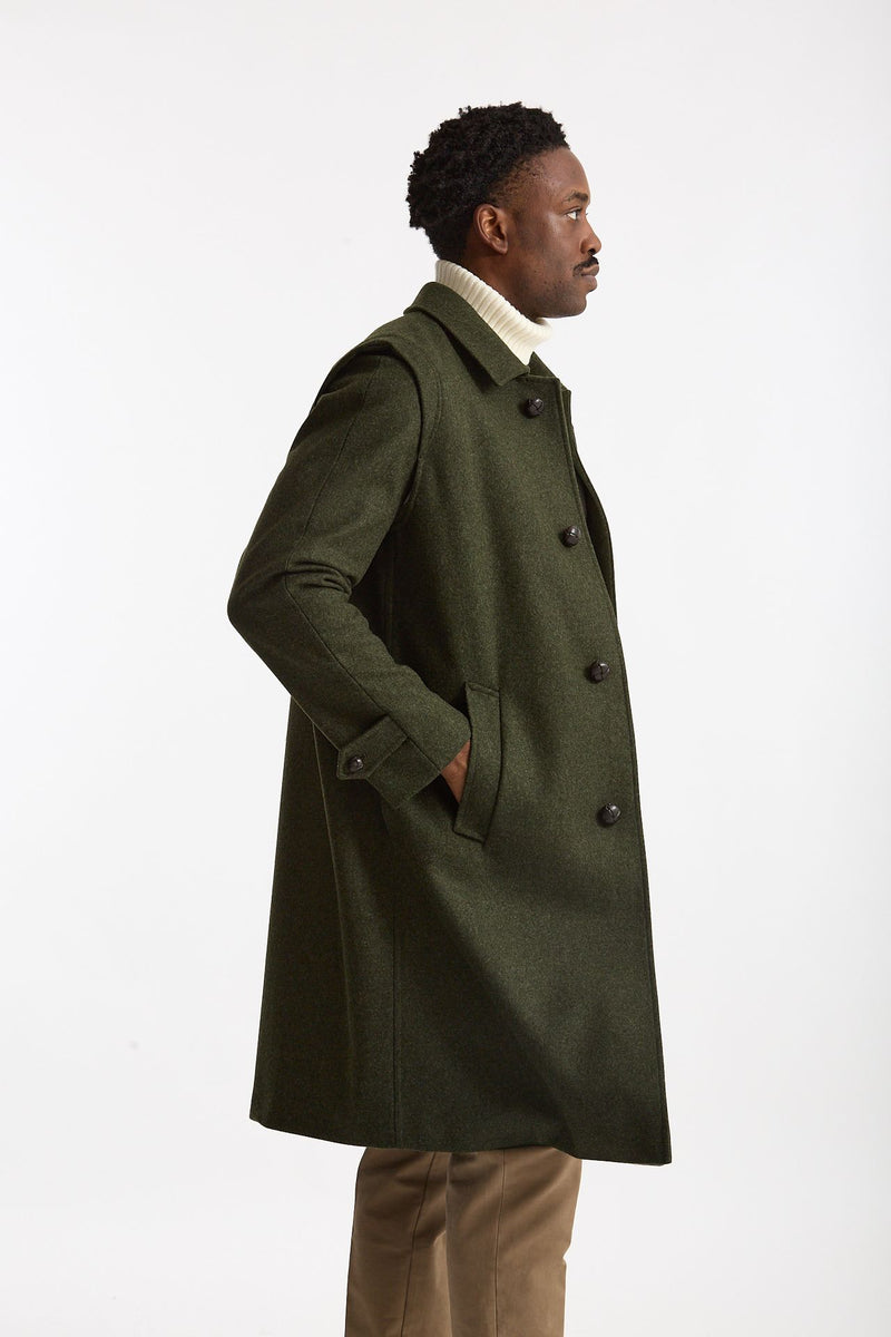 Loden HUBERTUS in lana idrorepellente verde men Schneiders - 5