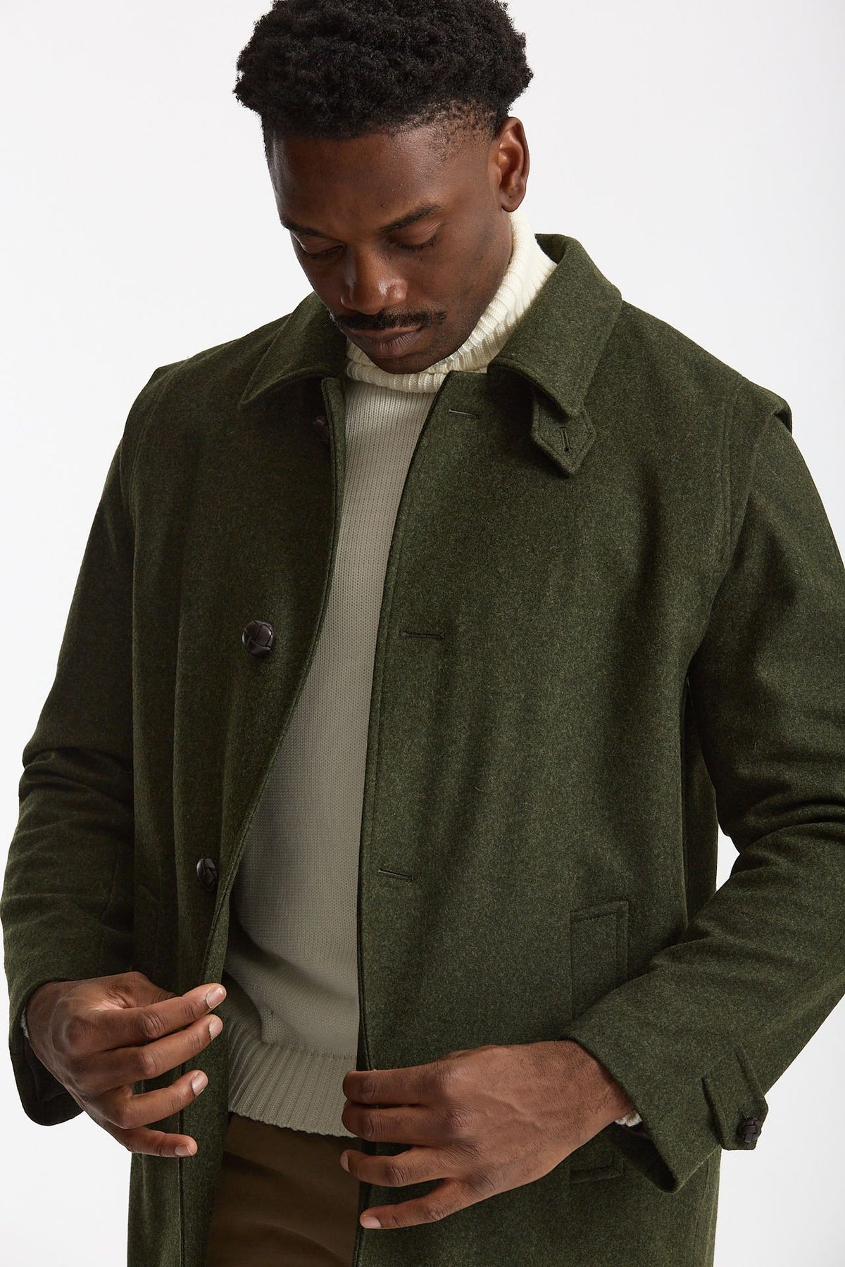 Loden HUBERTUS in lana idrorepellente verde men Schneiders - 6