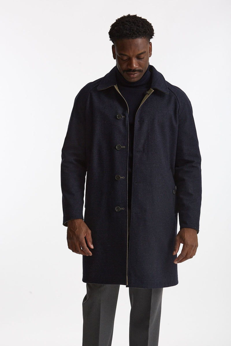 Cappotto reversibile in lana/cotone men Schneiders - 4