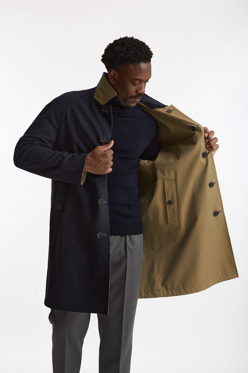Cappotto reversibile in lana/cotone men Schneiders - 2