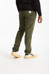 Jeans velluto stretch stone washed verde men Siviglia - 4