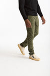 Jeans velluto stretch stone washed verde men Siviglia - 1