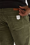 Jeans velluto stretch stone washed verde men Siviglia - 7