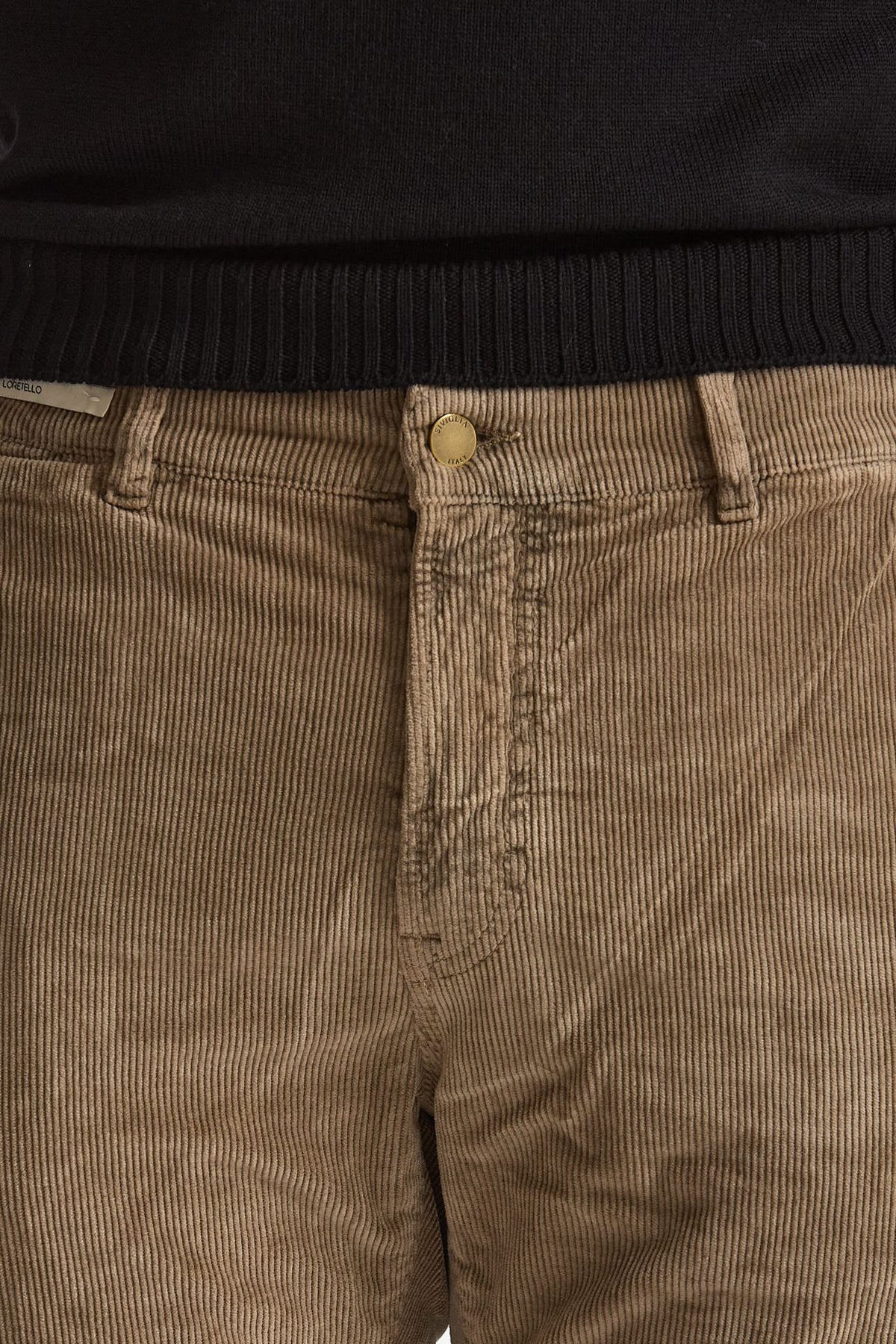Jeans velluto stretch stone washed cammello men Siviglia - 5