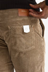 Jeans velluto stretch stone washed cammello men Siviglia - 7