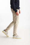 Jeans velluto stretch stone washed panna men Siviglia - 1
