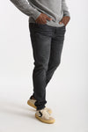 Jeans velluto stretch stone washed grigio men Siviglia - 4