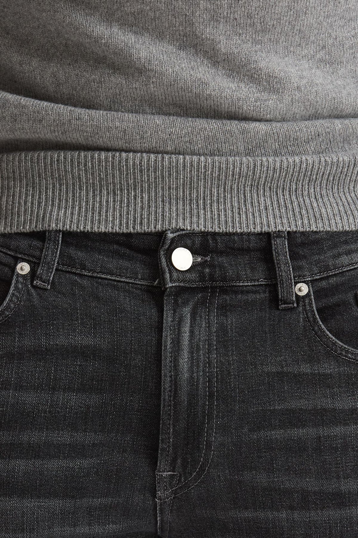 Jeans velluto stretch stone washed grigio men Siviglia - 5