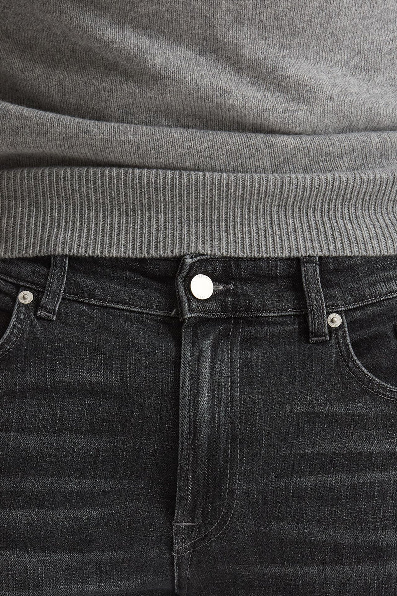 Jeans velluto stretch stone washed grigio men Siviglia - 5