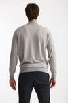 Maglia lupetto in lana grigio chiaro men John smedley - 2