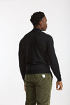 Maglia lupetto in lana nero men John smedley - 4