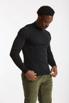 Maglia lupetto in lana nero men John smedley - 1