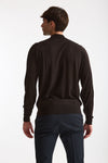 Maglia lupetto in lana marrone men John smedley - 3