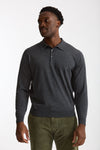 Polo in lana grigio men John smedley - 2
