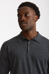 Polo in lana grigio men John smedley - 5