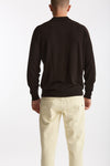 Polo in lana marrone men John smedley - 3