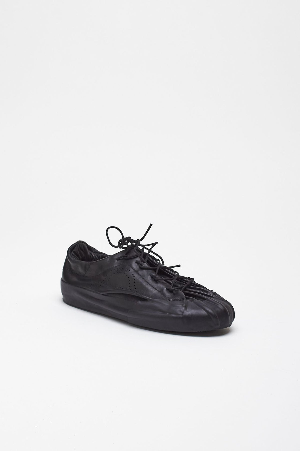 Sneakers ART COUTURE-LEATHER BLACK in pelle men Springa - 3