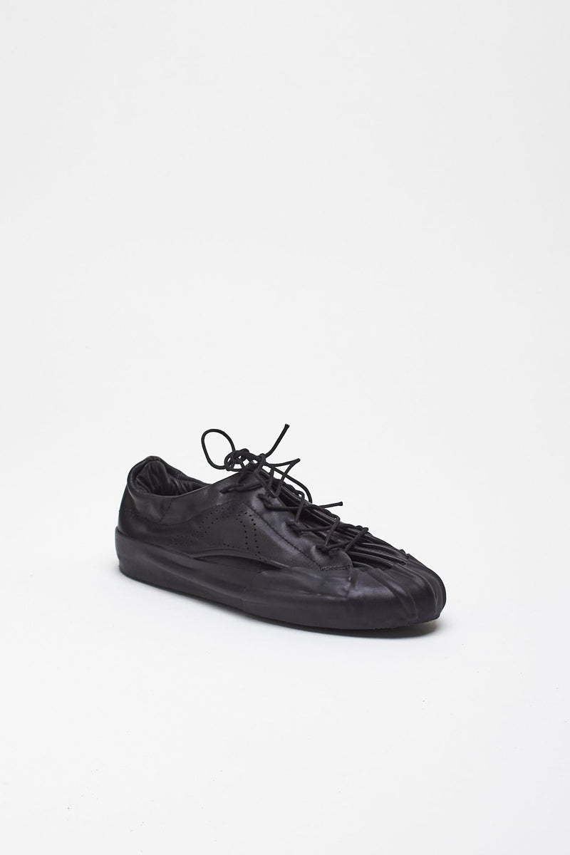 Sneakers ART COUTURE-LEATHER BLACK in pelle men Springa - 3