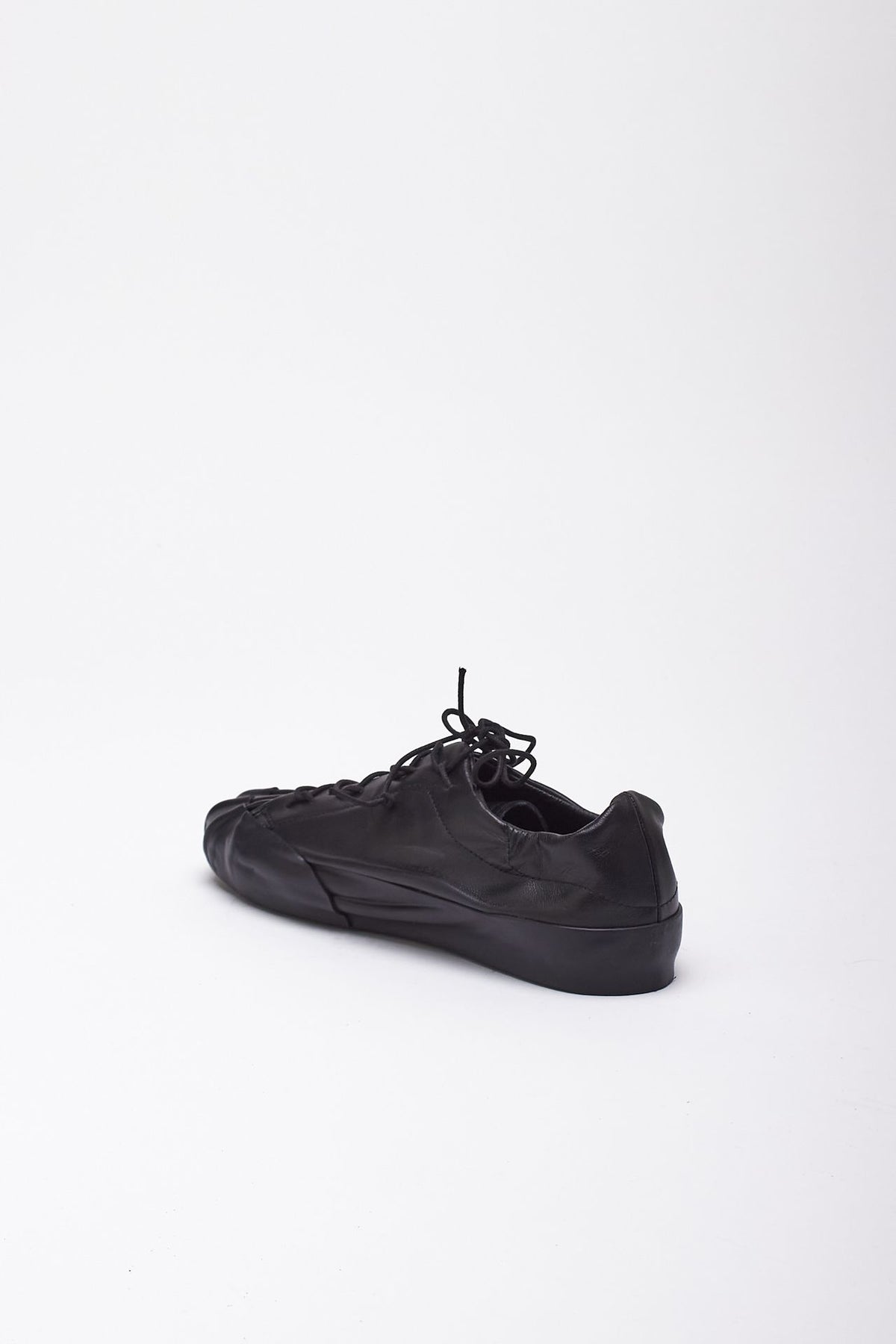 Sneakers ART COUTURE-LEATHER BLACK in pelle men Springa - 4
