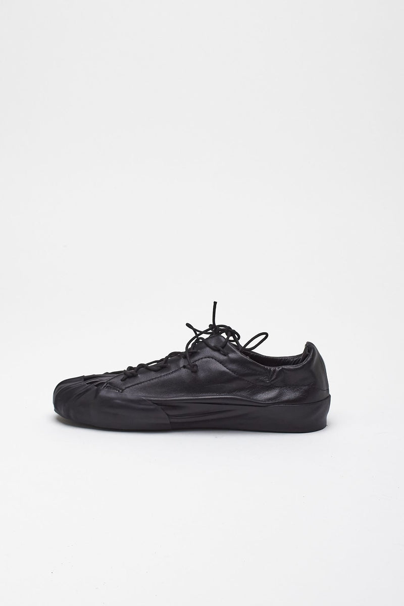 Sneakers ART COUTURE-LEATHER BLACK in pelle men Springa - 5