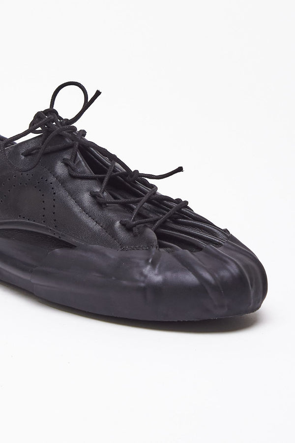 Sneakers ART COUTURE-LEATHER BLACK in pelle men Springa