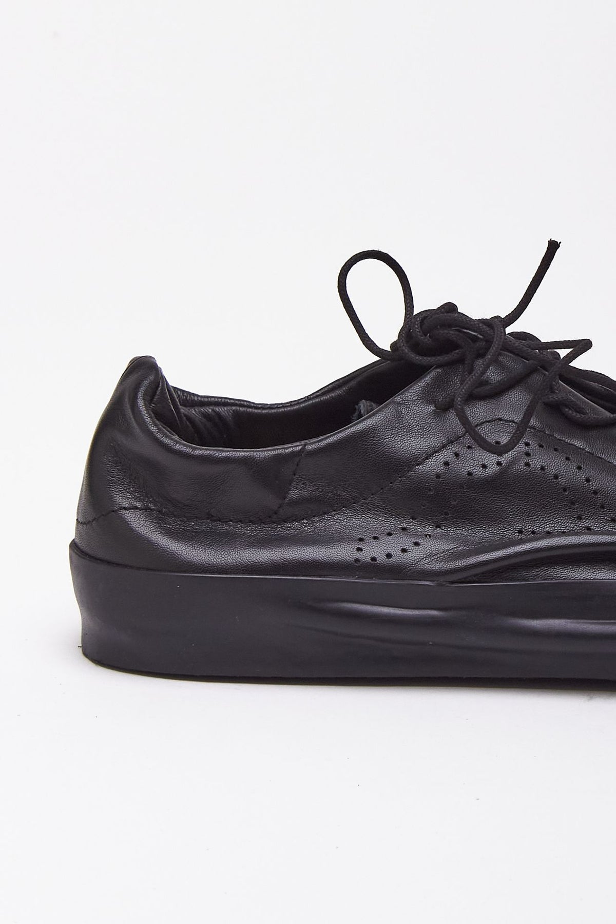 Sneakers ART COUTURE-LEATHER BLACK in pelle men Springa - 6