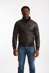 Giubbino NUVOLA NEW CAMPUS in pelle lavata  marrone men Stewart - 6
