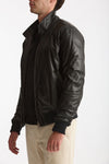 Giubbino NUVOLA NAPPA in pelle nero men Stewart - 3