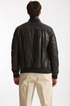Giubbino NUVOLA NAPPA in pelle nero men Stewart - 4