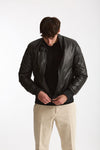 Giubbino NUVOLA NAPPA in pelle nero men Stewart - 6