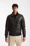 Giubbino NUVOLA NAPPA in pelle nero men Stewart - 7