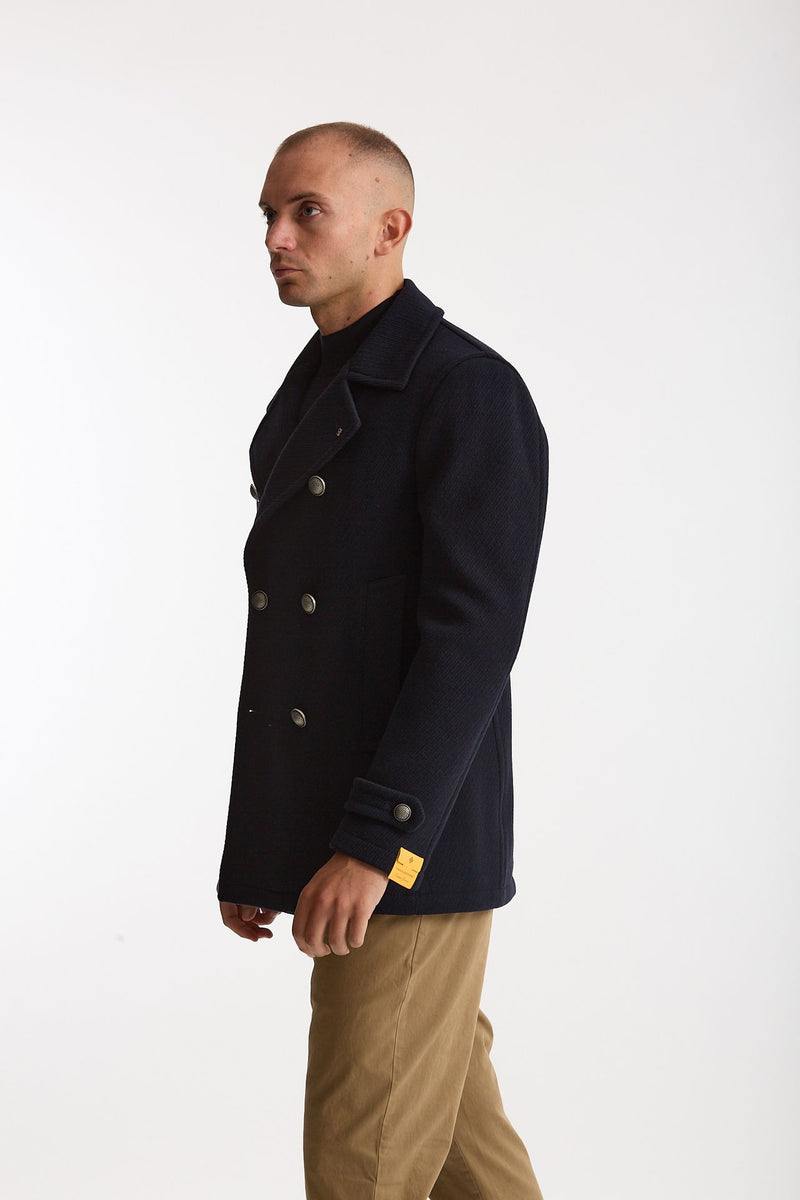 Peacoat in lana blu men Tagliatore - 3