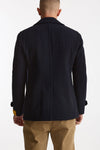 Peacoat in lana blu men Tagliatore - 4